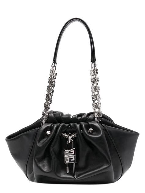 black givenchy bag price|Givenchy black logo handbag.